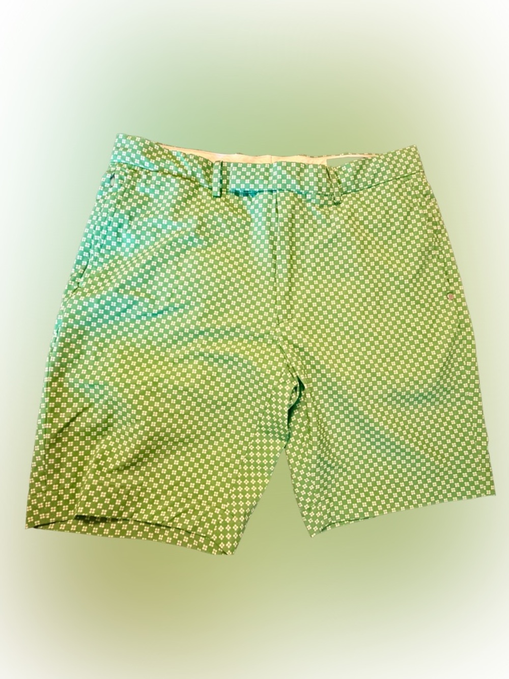 RLX Ralph Lauren Men’s Vineyard Green Key West Geo Golf Shorts- Size 32